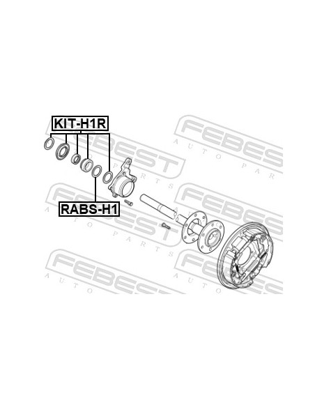 HYUNDAI H-1 ABS gredzens aizmugurē 583814A050